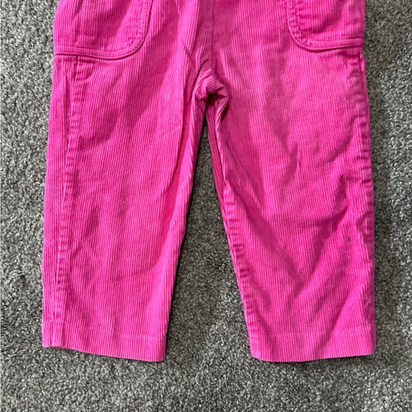 Vintage corduroy overalls girls 3T pink purple jumper romper USA girly 90s - Picture 4 of 16